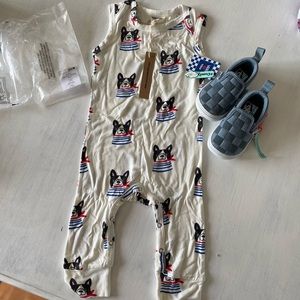 Spearmint Love Romper NWT 6-12 mo